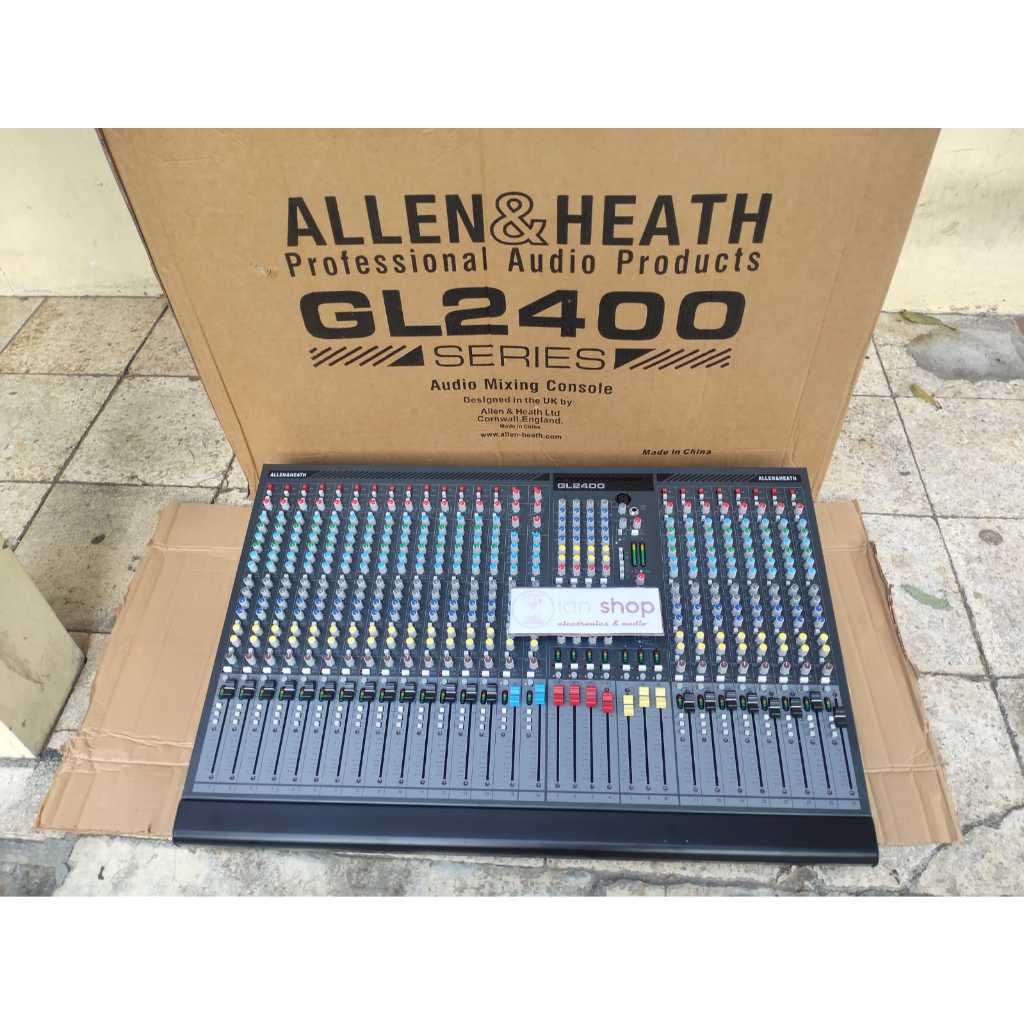 Mixer Audio ALLEN&HEATH GL2400 24CH Allen Heath GL 2400 24 Channel Grade A 6 AUX 4 GROUP With MATRIX