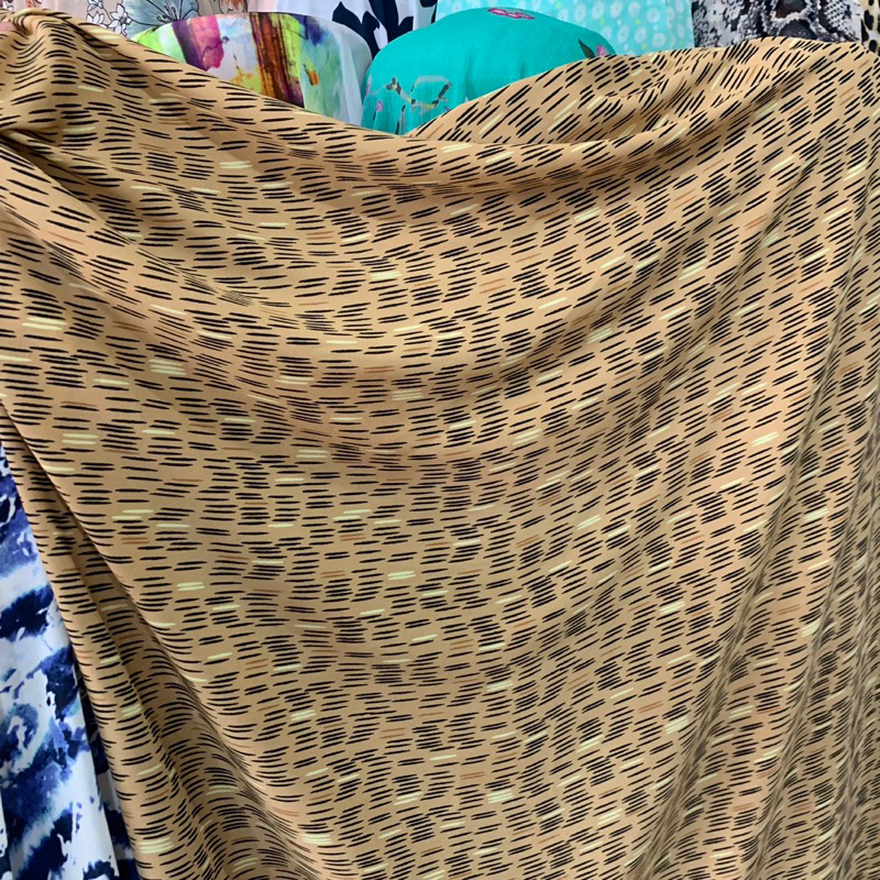 kain wollycrepe motif - kain wolycrepe premium - kain crepe motif - kain crepe luxury