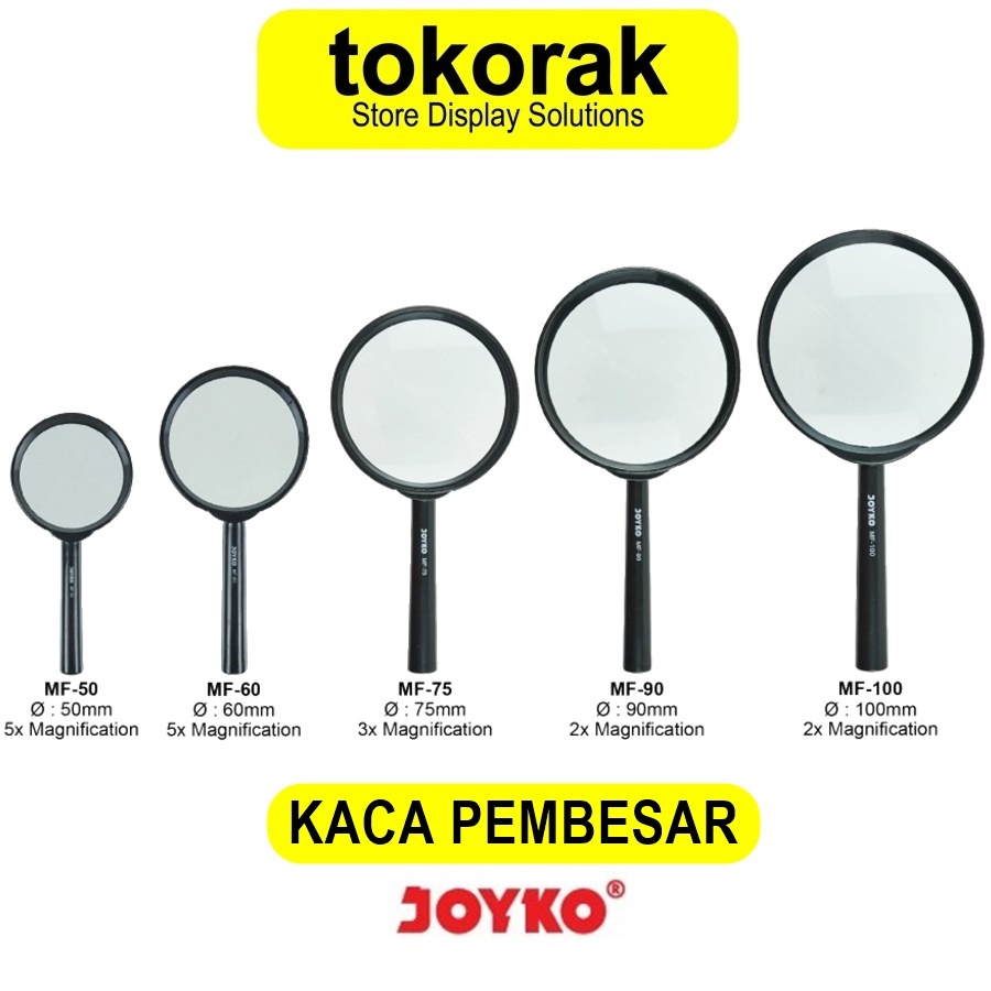 

KACA PEMBESAR MAGNIFIER JOYKO MF 50 60 75 90 100 MAGNIFYING GLASS LUP KACA PEMBESAR MM MF50 MF60 MF75 MF90 MF100