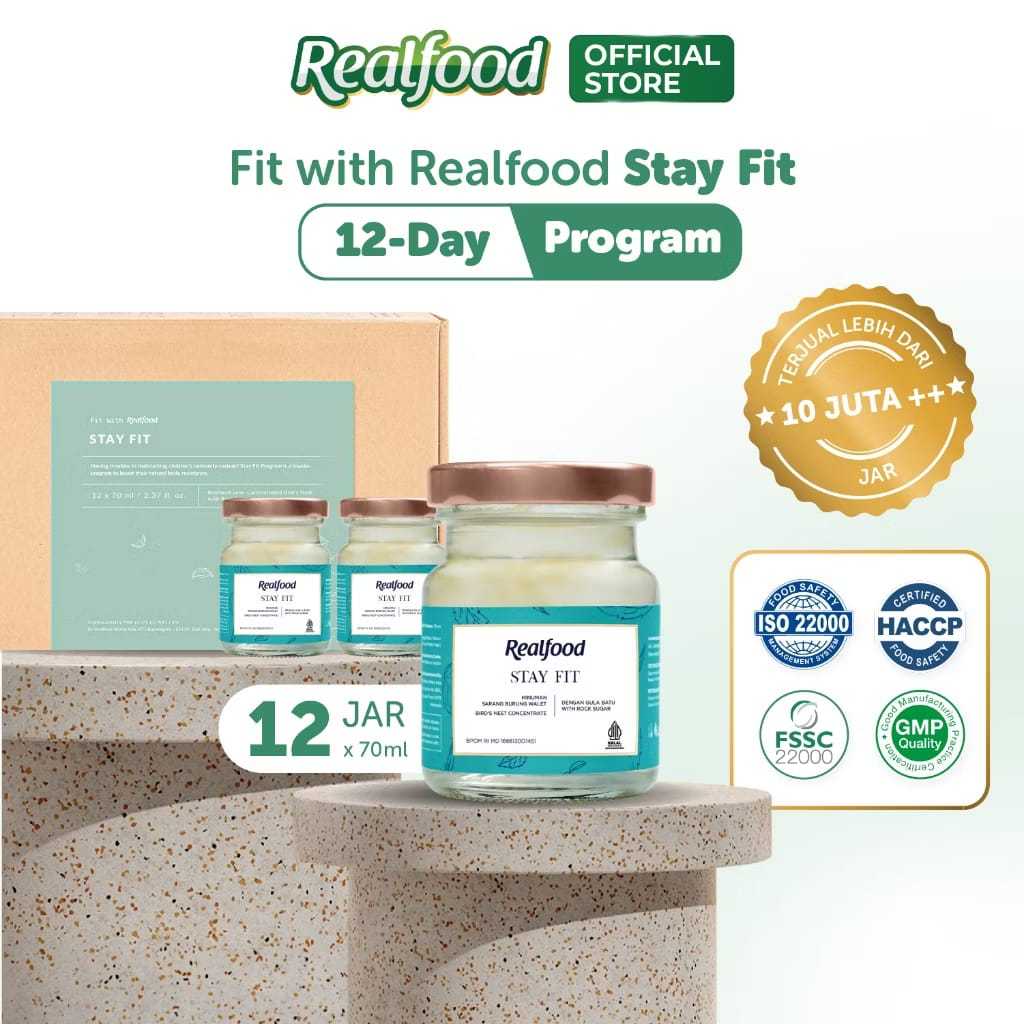 

Realfood Stay Fit Program 12 Hari Minuman Sarang Burung Walet