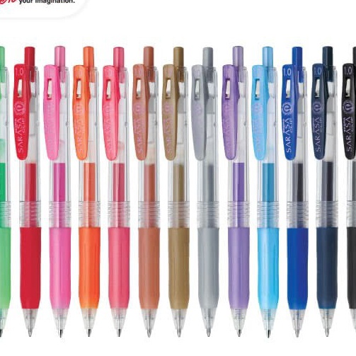 

Cepat ZEBRA Sarasa Clip Pulpen Gel 1mm Retractable Gel Pen Water Based Pment Ink