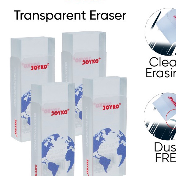 

FG2 Penghapus Transparan Eraser Joyko ERT127 Clear Transparent