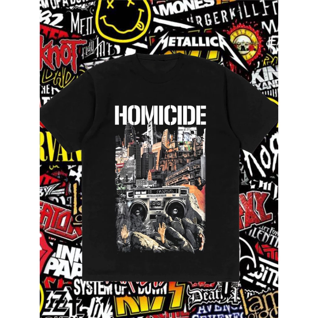 T-shirt Band Homicide Organize Grmlc