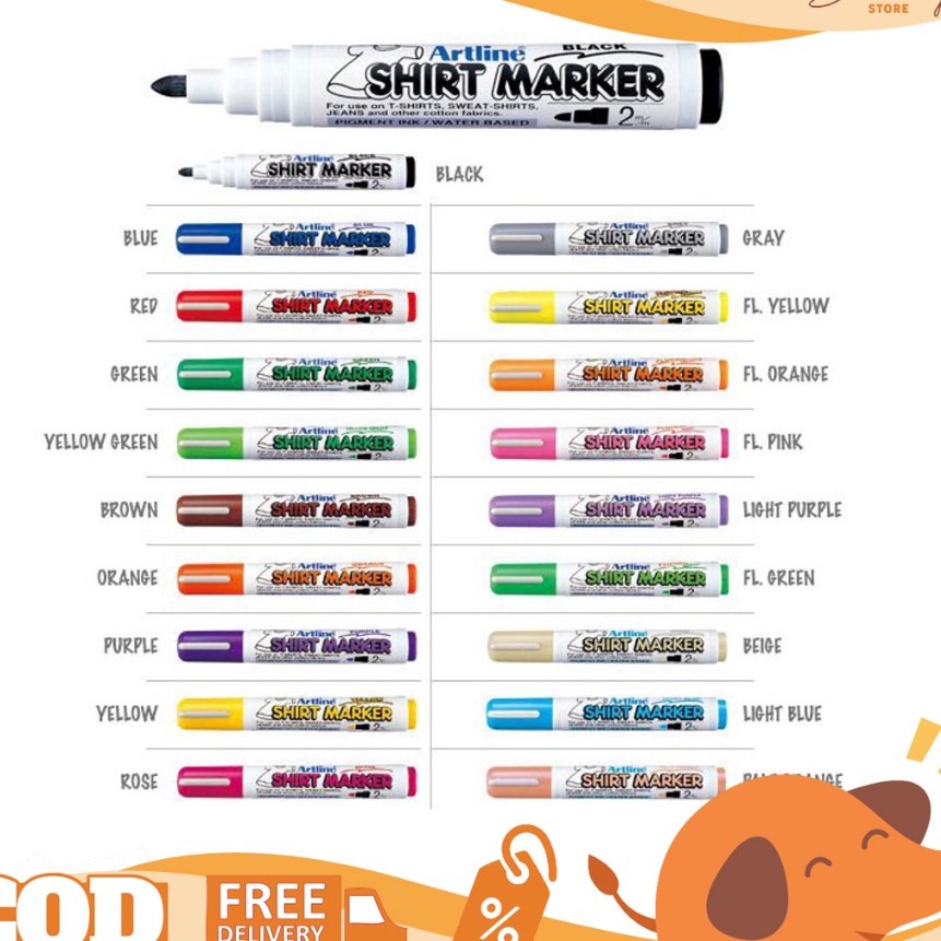 

FG2 ArtShirt Marker Spidol Kain Kaos 2 Fabric Marker
