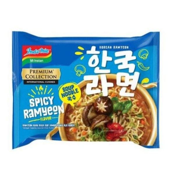 

Indomie Premium Collection Korean Ramyeon Spicy Ramyeon 83 gr