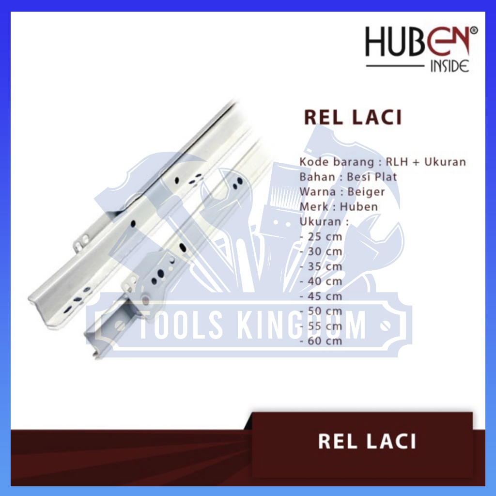 Rel laci HUBEN 30cm - HUBEN rel laci single track
