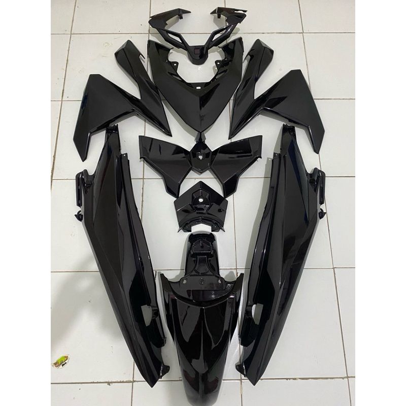 FULL HALUS BODY VARIO 125 / 150 LED OLD HITAM - fullset body halus vario led old hitam - body halus 