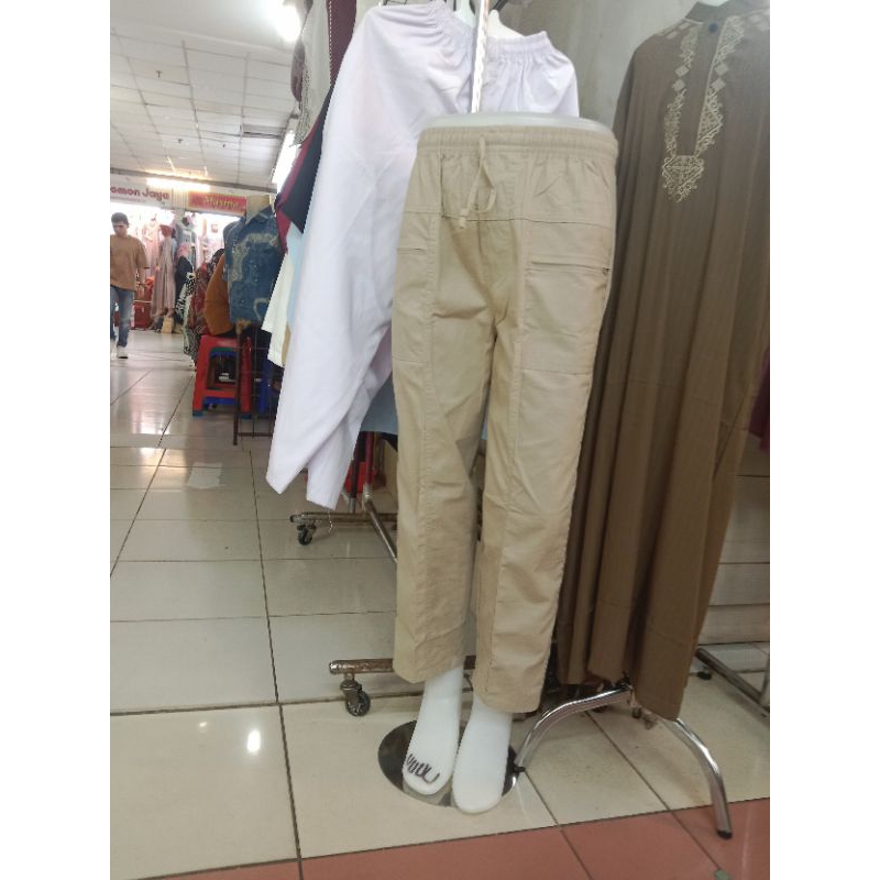 Celana Sirwal Katun Adem Jumbo M - 5L Celana Komprang Sunah Haji Dan Umroh