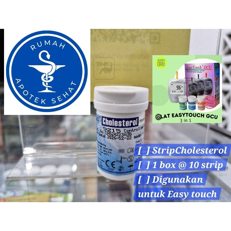 Strip Easy touch Kolesterol / Cholesterol /Easy Touch kolesterol