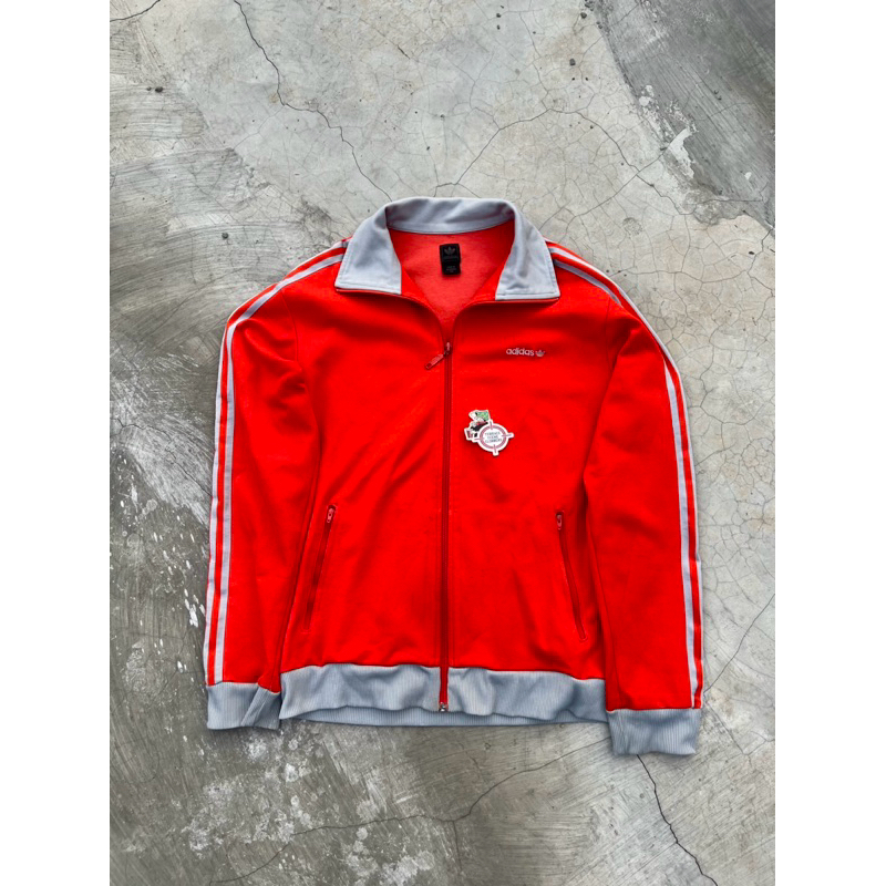 tracktop adidas firebird red