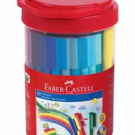 

Grosir Connector Pen 5 Warna Faber Castell Jar Toples