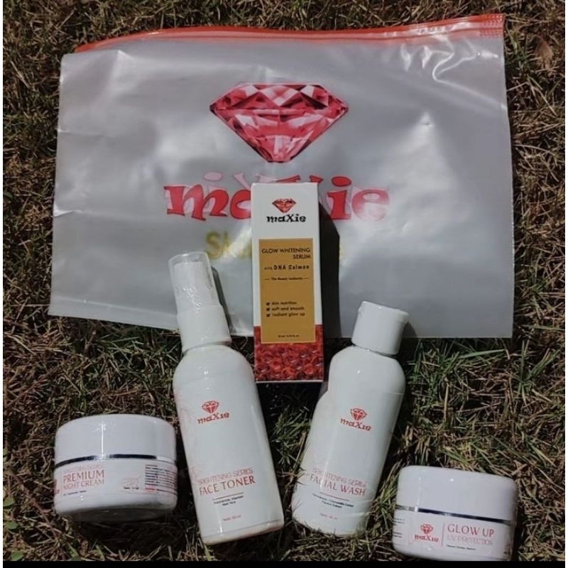 PAKET MAXIE SKINCARE +SERUM DNA SALMON GLOW BPOM
