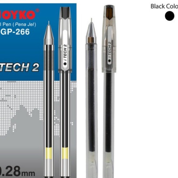 

Premium PAM Gel Pen Joyko GP266 I TECH HITECH 2 12pcs