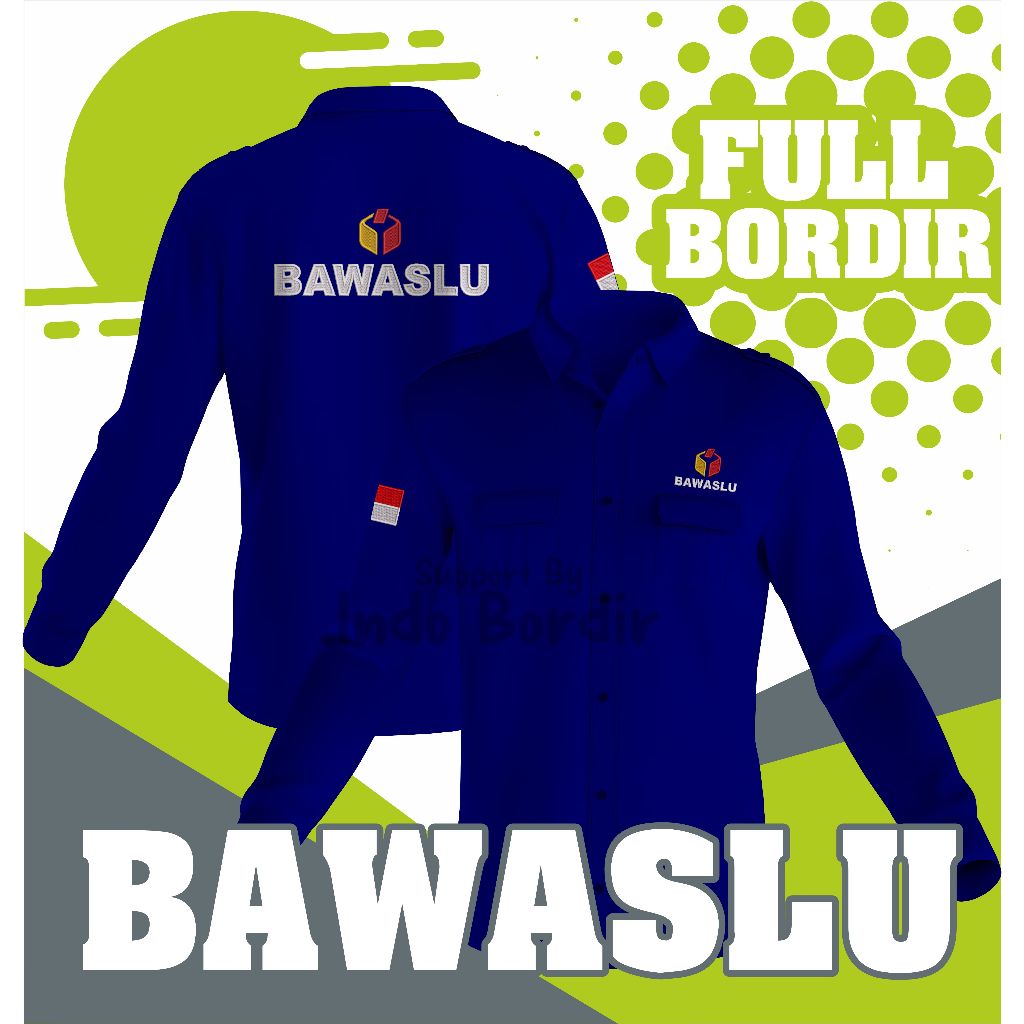 Kemeja Bordir BAWASLU
