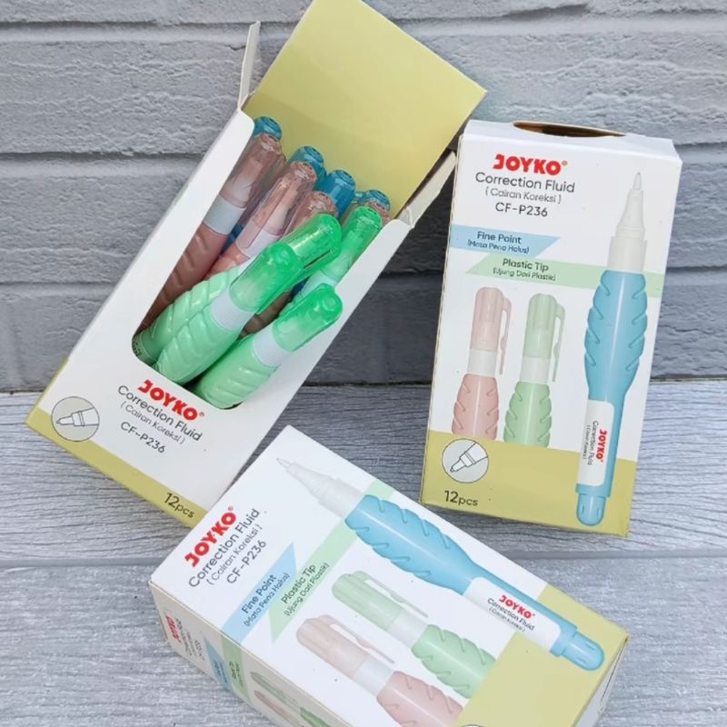 

promo 12pcs correction fluid CF-236#tipex joyko
