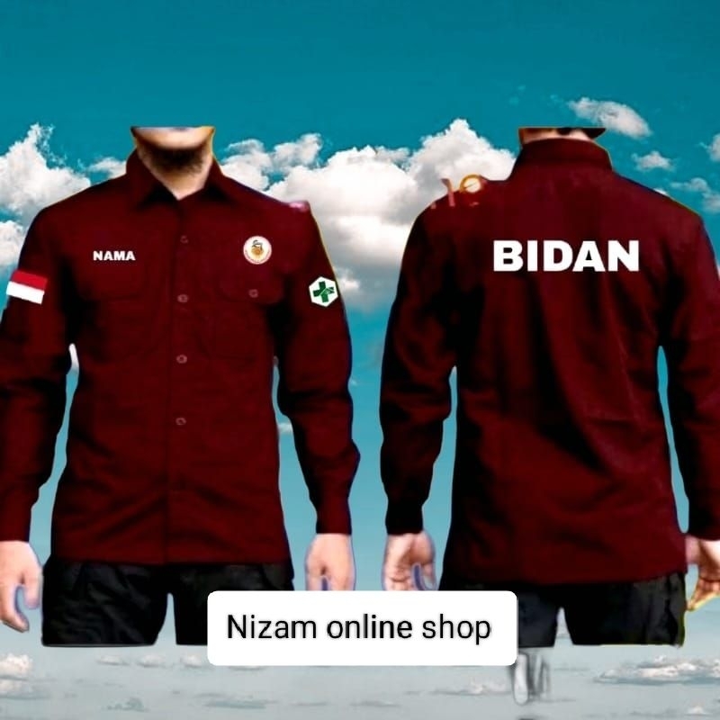 Kemeja bidan baju bidan seragam bidan pdh bidan kemeja kerja bidan baju kerja bidan seragam kerja bi