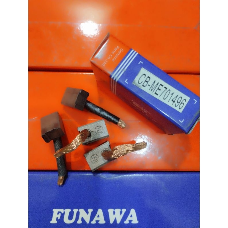 KUL DINAMO STARTER MOBIL CANTER PS135 PS110 PS125 ARANG SPULL CARBON BRUSH FUNAWA CB ME 701496