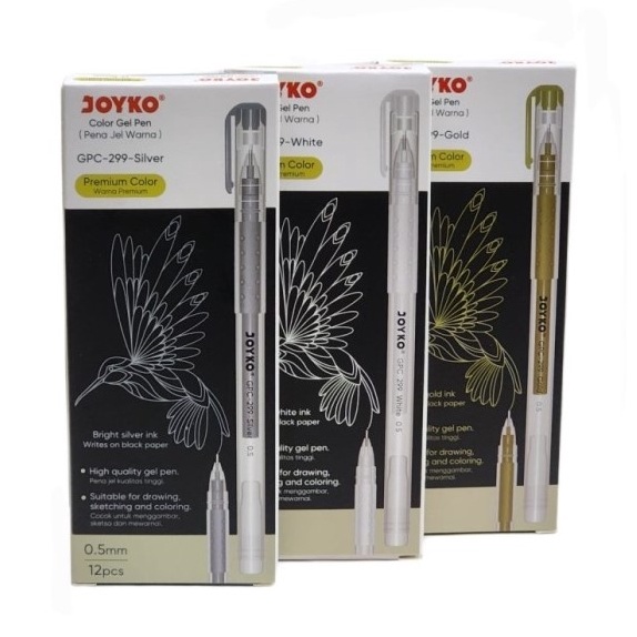 

Terbatas PACK Pulpen Warna Color Gel Pen Joyko GPC299