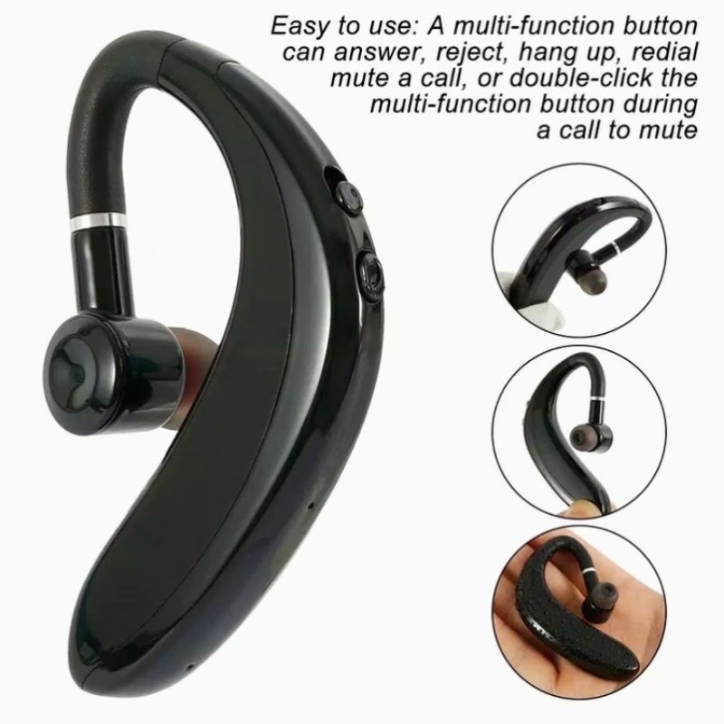 HEADSET BLUETOOTH S109 EARPHONE WIRELESS BUSINESS FOR ALL SMARTPHONE 𝑻𝒆𝒓𝒎𝒖𝒓𝒂𝒉,𝑴𝒖𝒓𝒂𝒉,𝑮𝒓𝒂𝒕𝒊𝒔 𝑶𝒏𝒈𝒌𝒊𝒓
