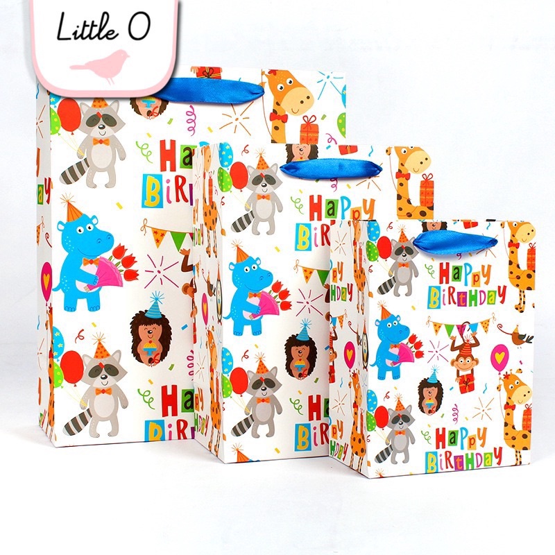 

Promo Barang Baru FREE Name Tag Cute Animal Birthday Paper Bag Kantong Kertas Ultah Anak A6