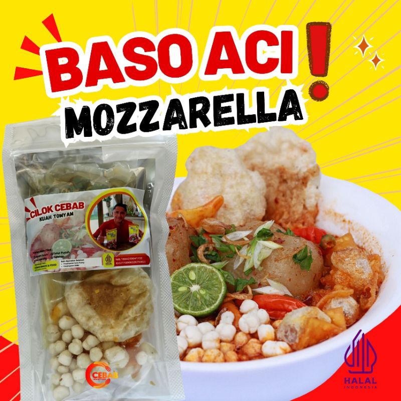 

Baso Aci/Cilok/ isi Mozzarella