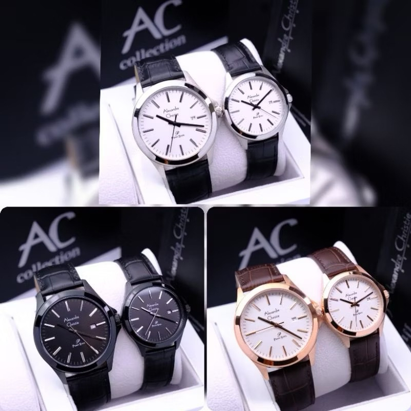 Jam Tangan Couple Terbaru Alexandre Christie 1026 AC1026 (ORIGINAL)