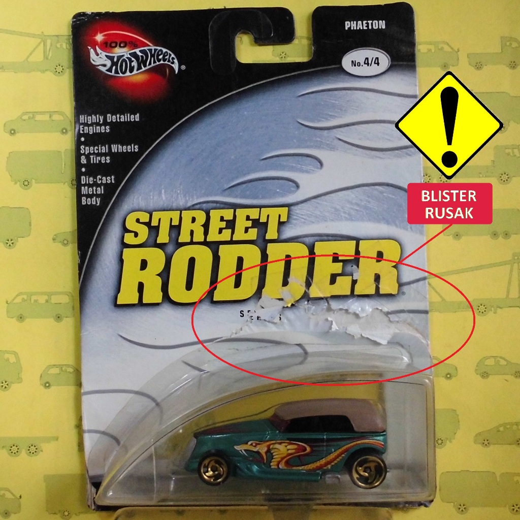 Hot Wheels 2002 Street Rodder Phaeton Green