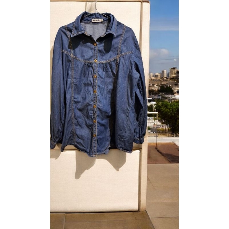 Baju Denim / Kemeja Denim merk MINT