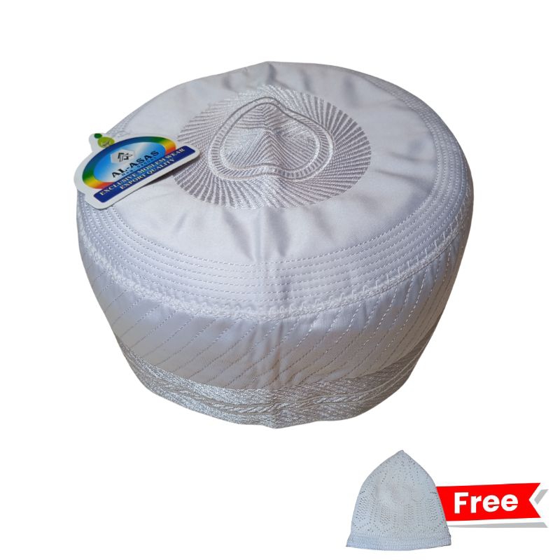 PECI Kopiah Haji Madinah Bugis Impor - HARGA ASLI 20 RIBUAN Perlengkapan Ibadah baju pakaian muslim 