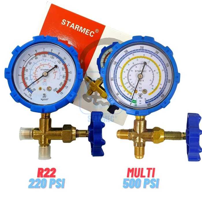 Manifold AC Single R32 R410a R22 Starmec