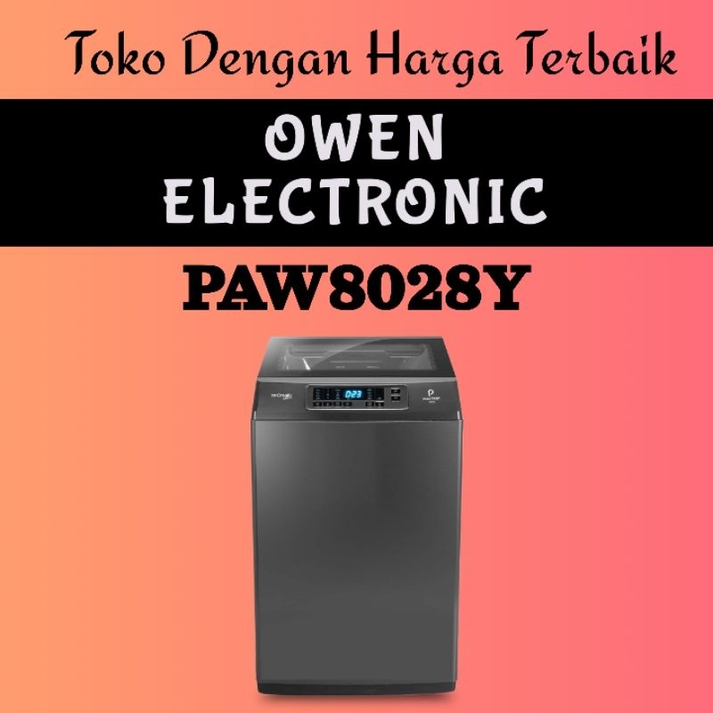 POLYTRON MESIN CUCI 8Kg 1 TABUNG TOP LOAD WASHER PAW8028Y