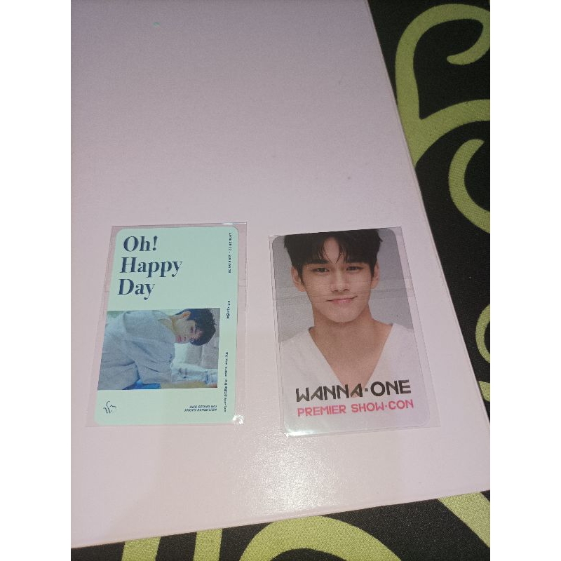 PHOTOCARD ONG SEONGWU OH HAPPY DAY