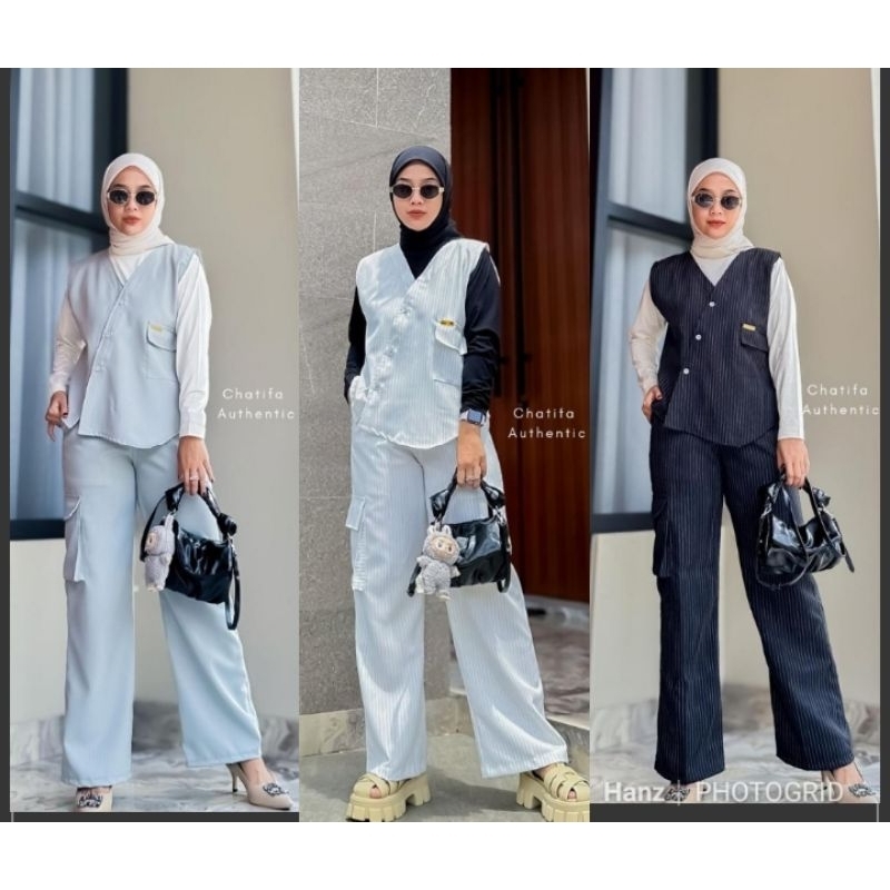 Set Celana Wanita LABEKA BY CHATIFA ORIGINAL