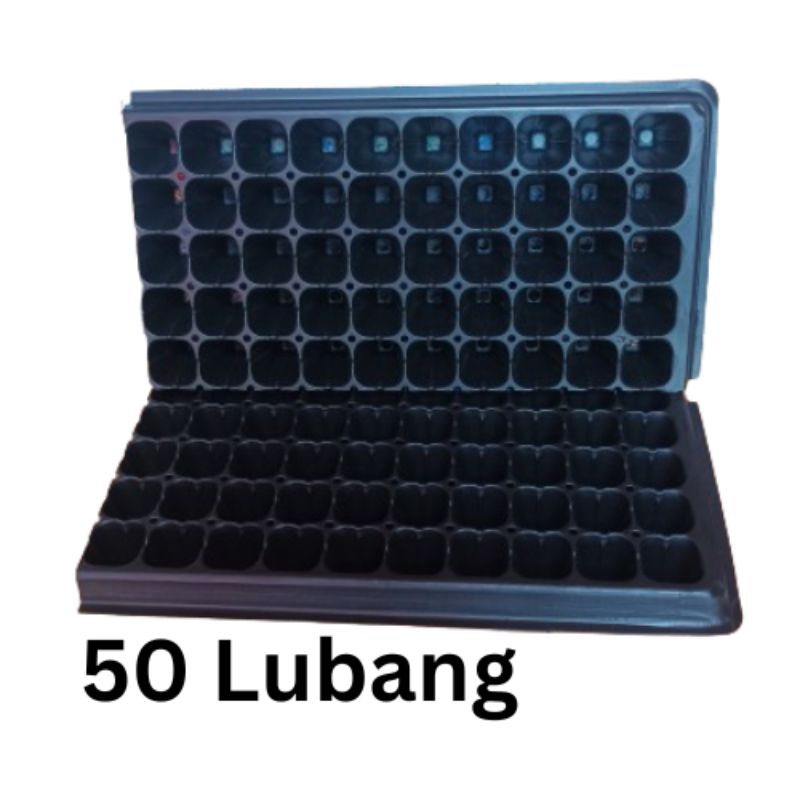 pot tray semai 50 lubang/ lubang kecil/ pot semai/ pot semai benih/di baca ya diskripsi