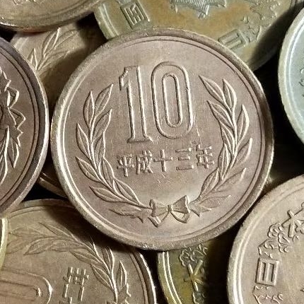 UANG KOIN 10 YEN JEPANG