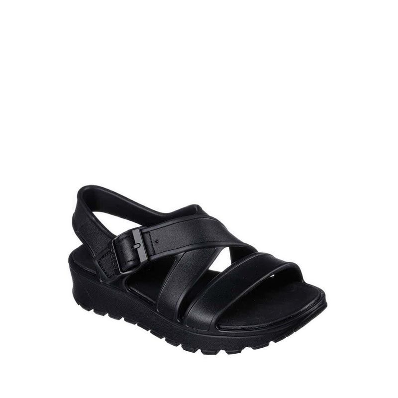 (PRELOVED) SKECHERS FOOTSTEPS WOMEN SANDAL BLACK
