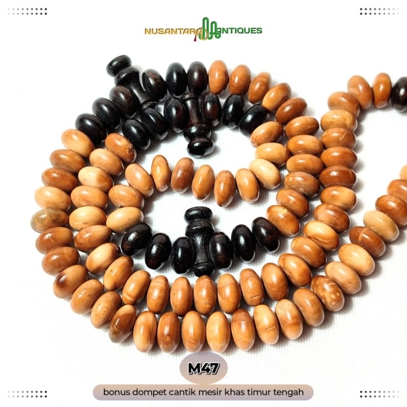 Tasbih Kokka Mix Abanos Hitam Asli Impor Mesir