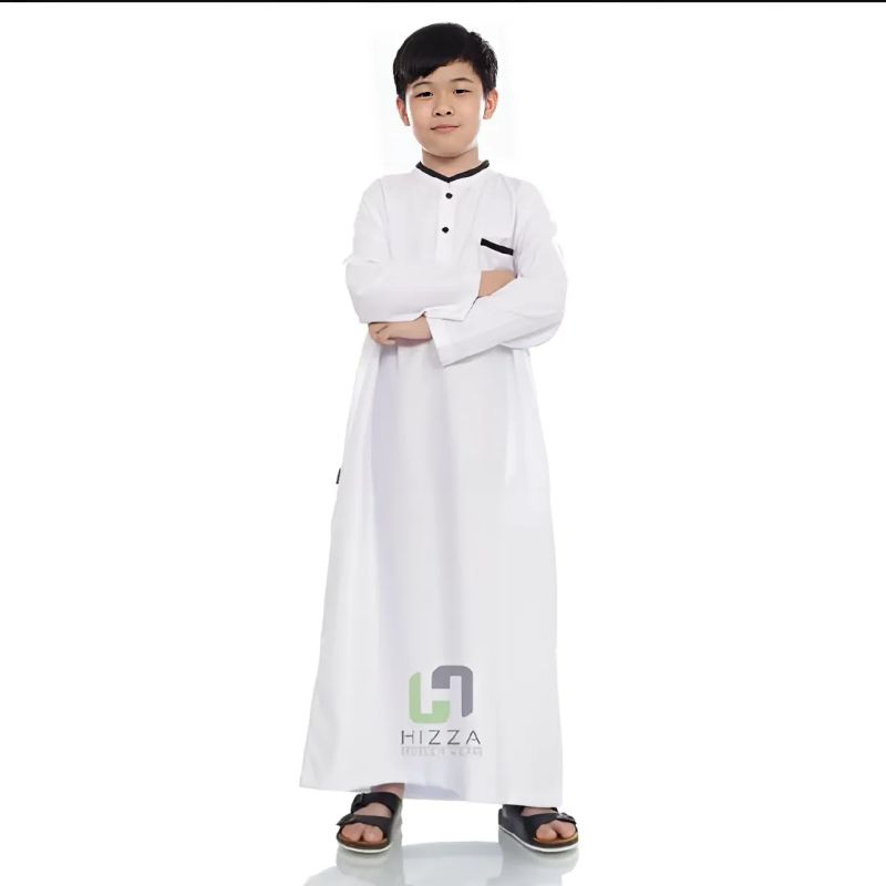 Jubah Anak Laki - Laki Umur 4 - 12 Tahun Premium Toyobo