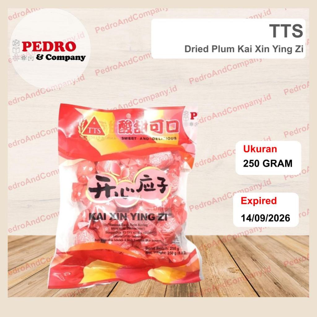 

TTS DRIED Plum KAI XIN YING ZI manisan buah plum kering 250 gram