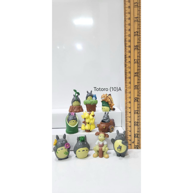 ACTION FIGURE TOTORO SET TOPPER KUE PAJANGAN