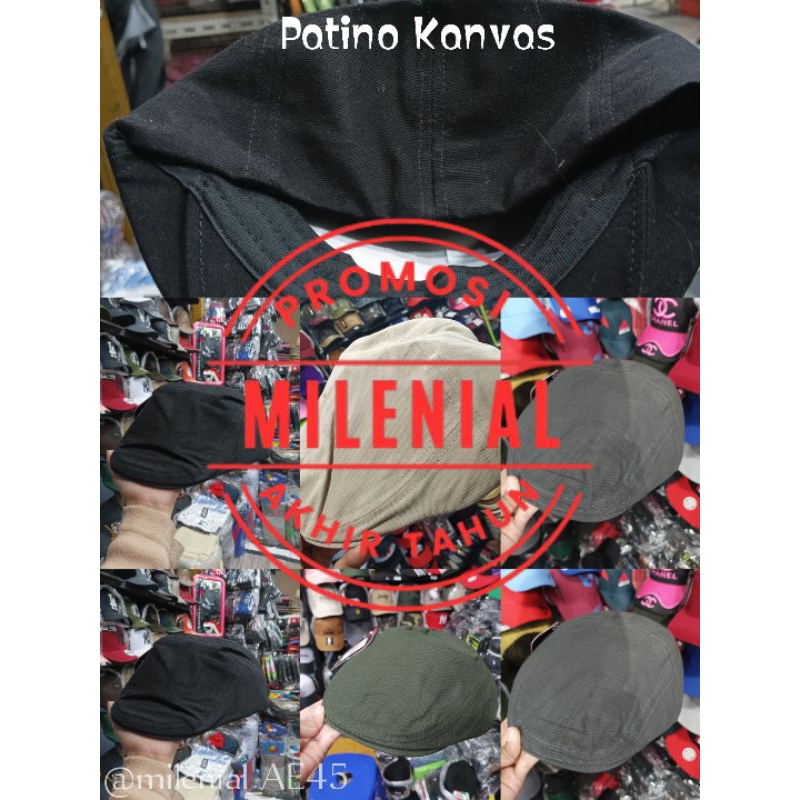 TOPI PATINO DEWASA KANVAS / TOPI PET DEWASA / TOPI PATINO KANVAS