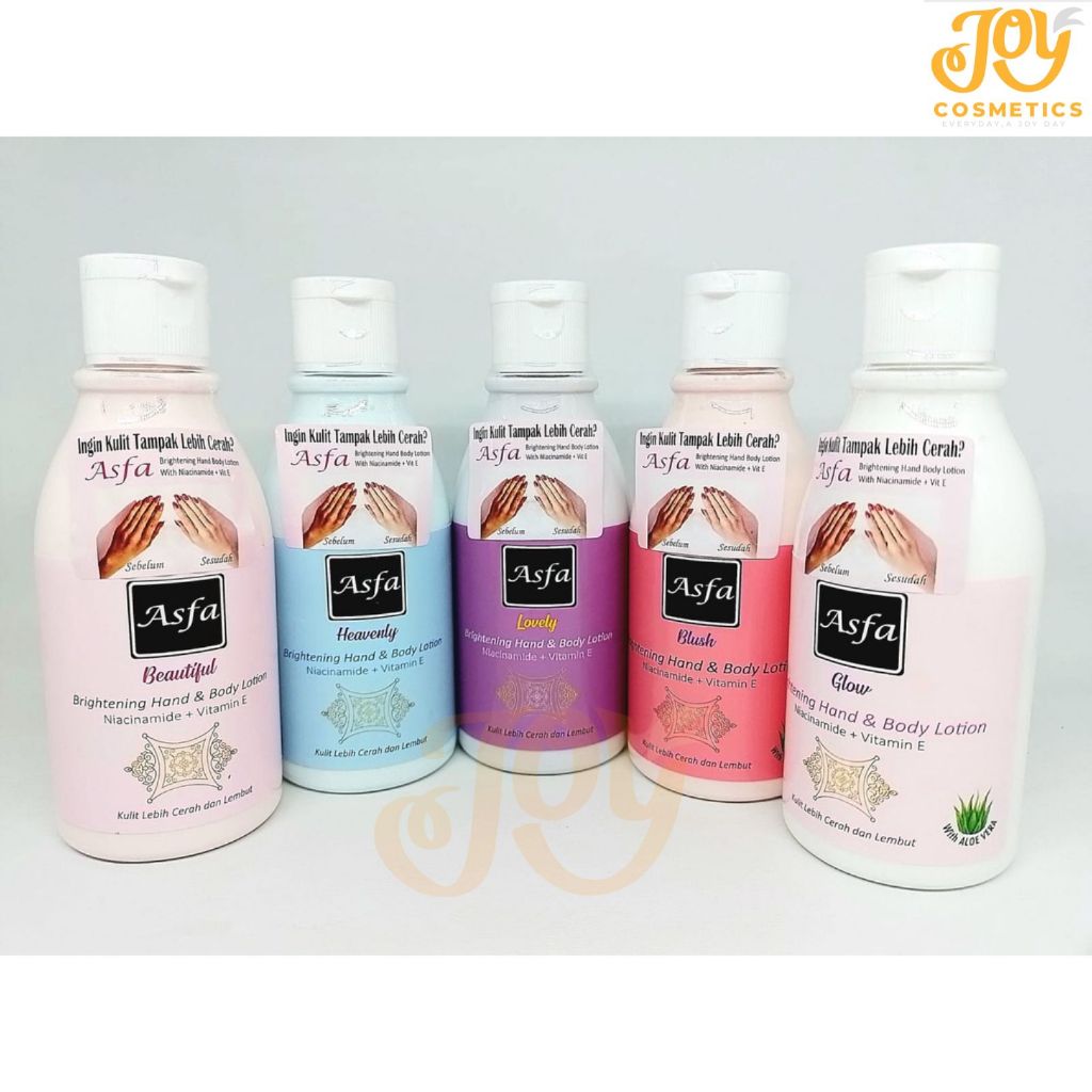 ASFA Brightening Body Lotion Mini 130ml with Niacinamide dan Vitamin E