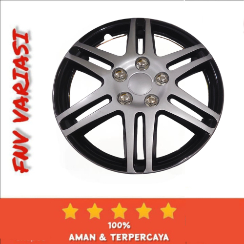 Wheel Dop Cover WARNA Dop Velg Ring 12, 13, 14, 15 Inch LOWIN Universal