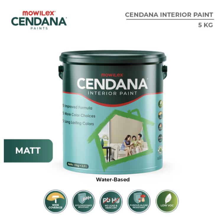 MOWILEX CENDANA INTERIOR EB-3011 DARE WHITE - 5 KG