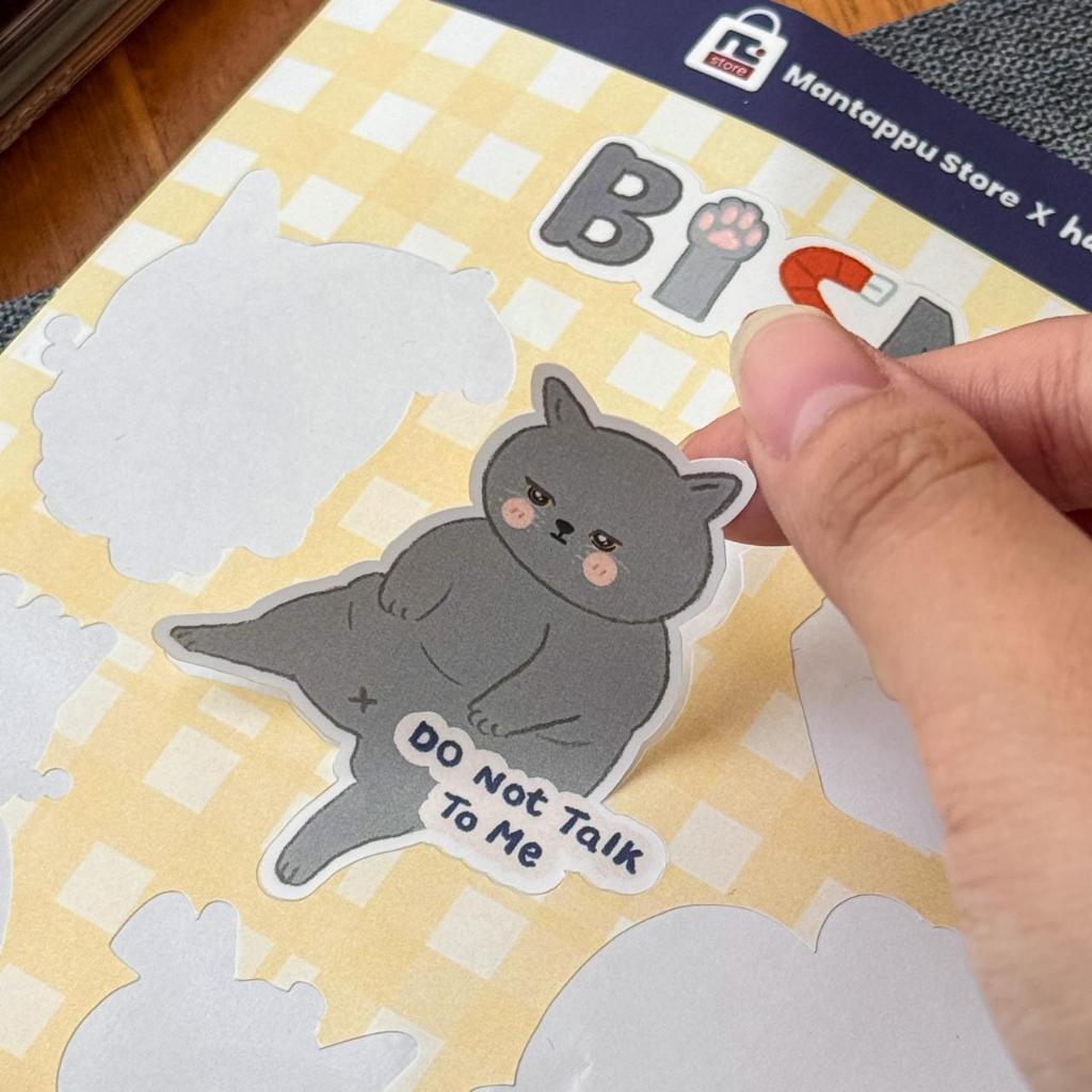 

BISNIS THE HEIR BY MANTAPPU STORE | STICKERSET KUCING | STICKER LAPTOP VINYL MATTE