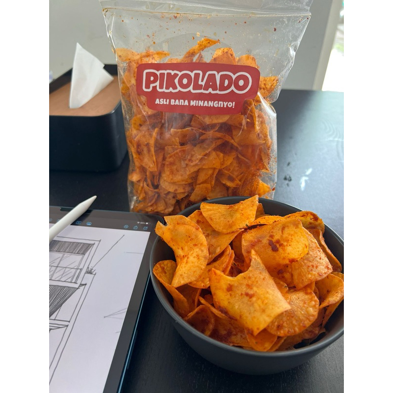 

pikolado ( keripik singkong balado asli Minang )