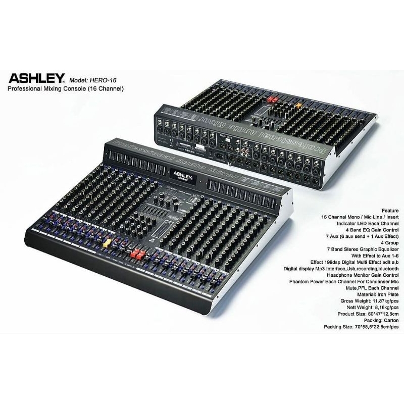 ashley mixer 16CH HERO16