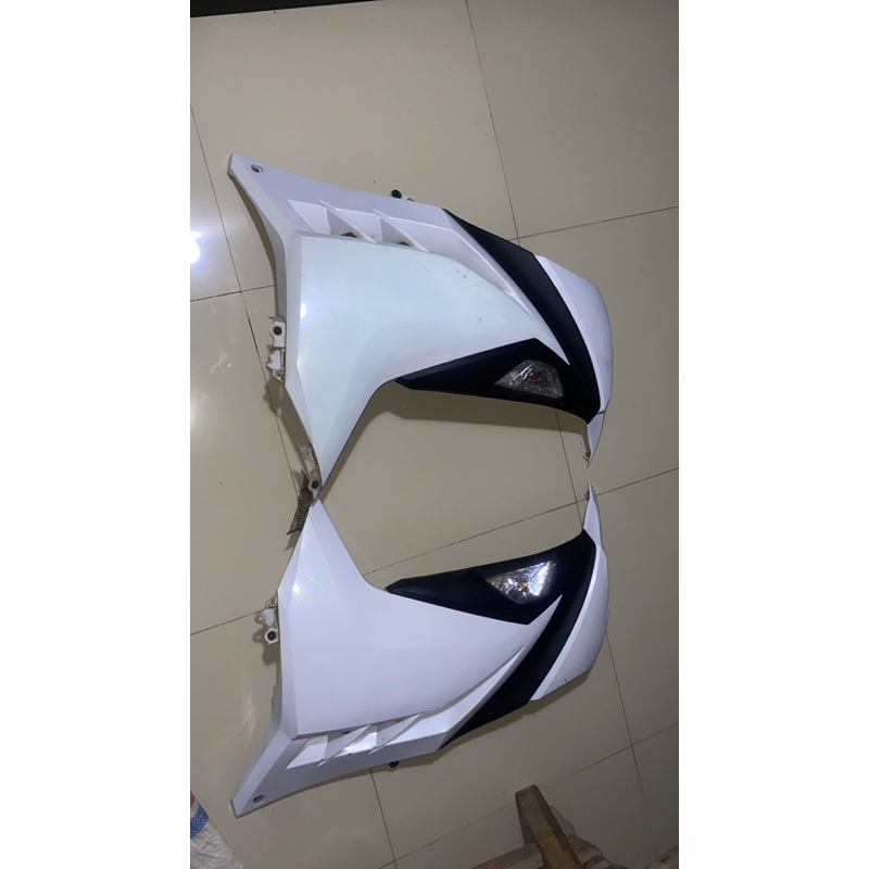 fairing ninja 250 fi ori set cover lampu depan