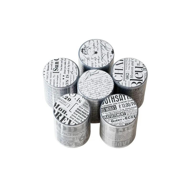 

Nostalgic monologue series Korean INS Handbook Decoration Roll PET Sticker