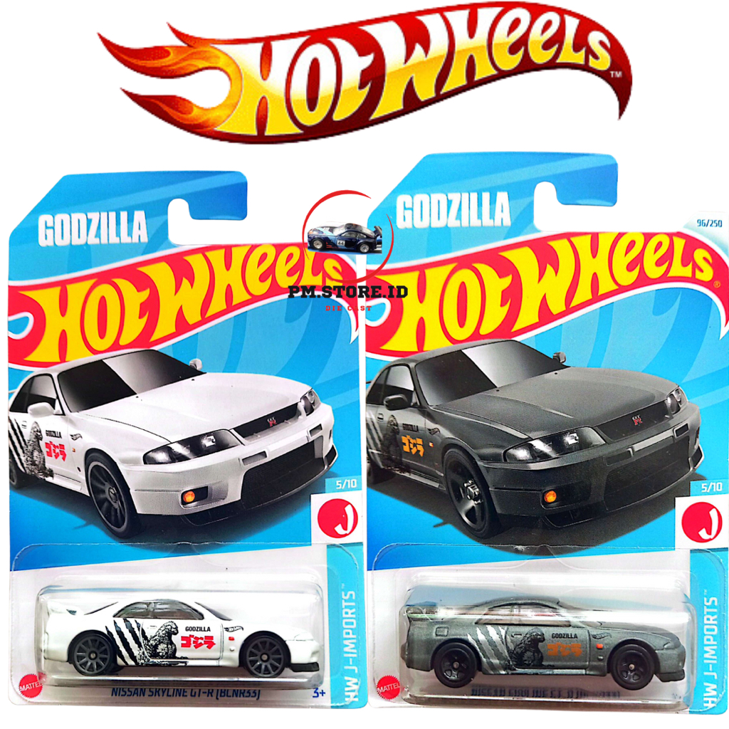 HOT WHEELS NISSAN SKYLINE GTR (BCNR33) godzilla